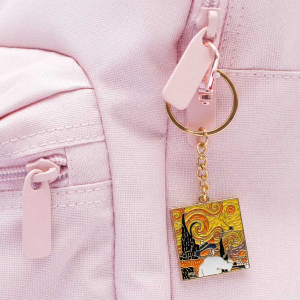 Van Gogh Painting Keychain