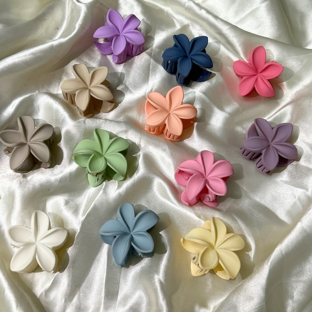 Flower Shaped Claw Clip - Small