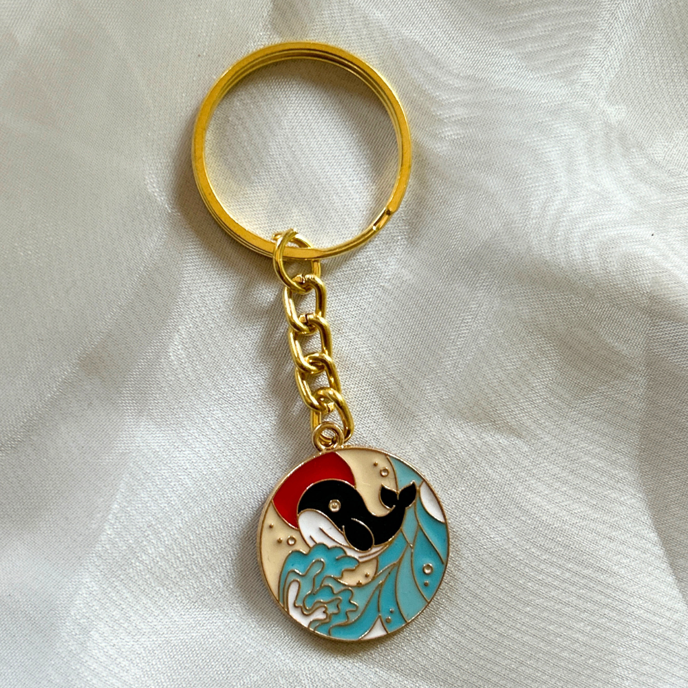 Whale Keychain