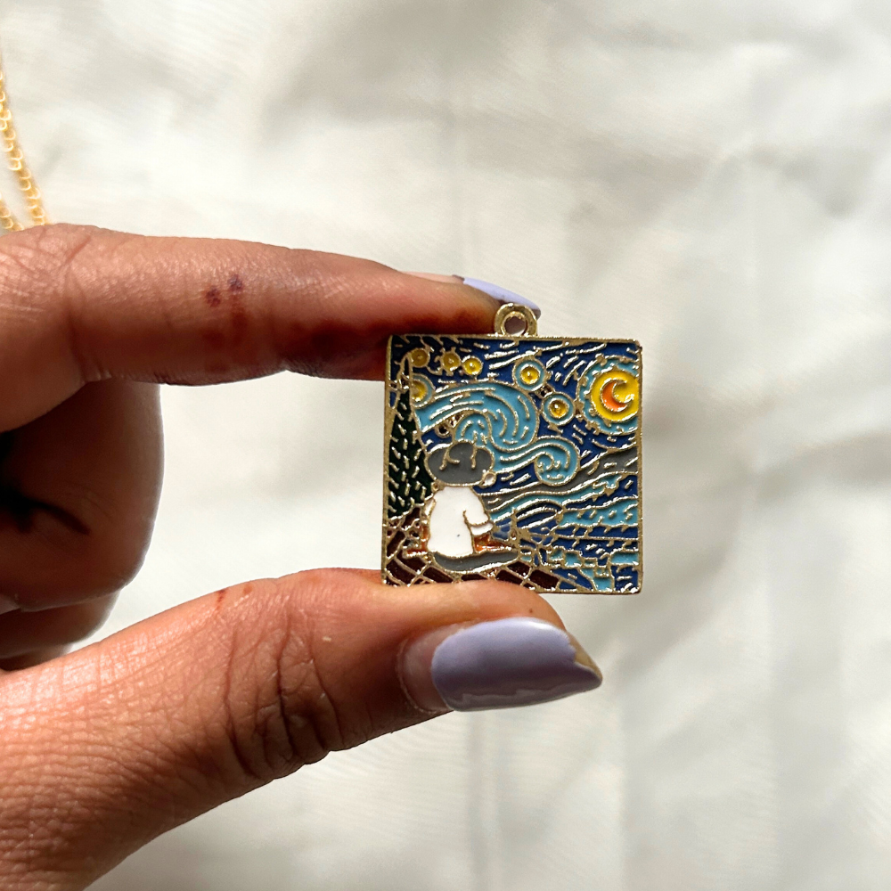 Van Gogh Starry Night Painting Chain