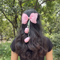 Pink Tulip Bow