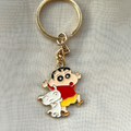 Shinchan and Shiro Keychain