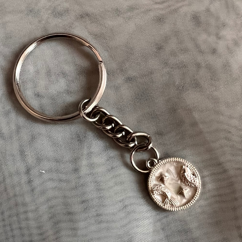 Zodiac Signs Keychain - Silver