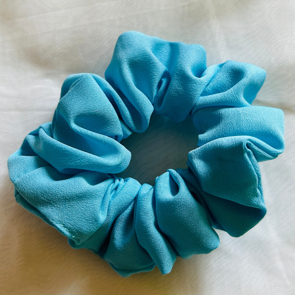 Sea Blue Scrunchie