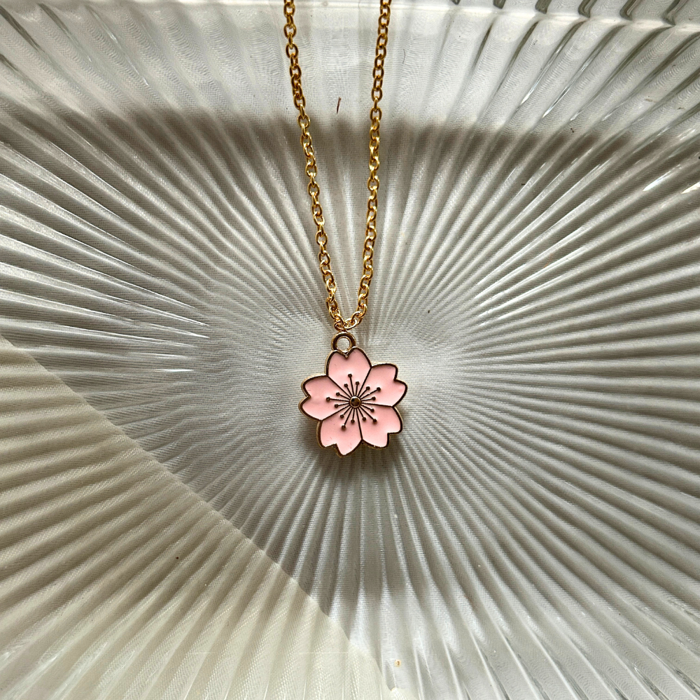 Pink Flower Chain