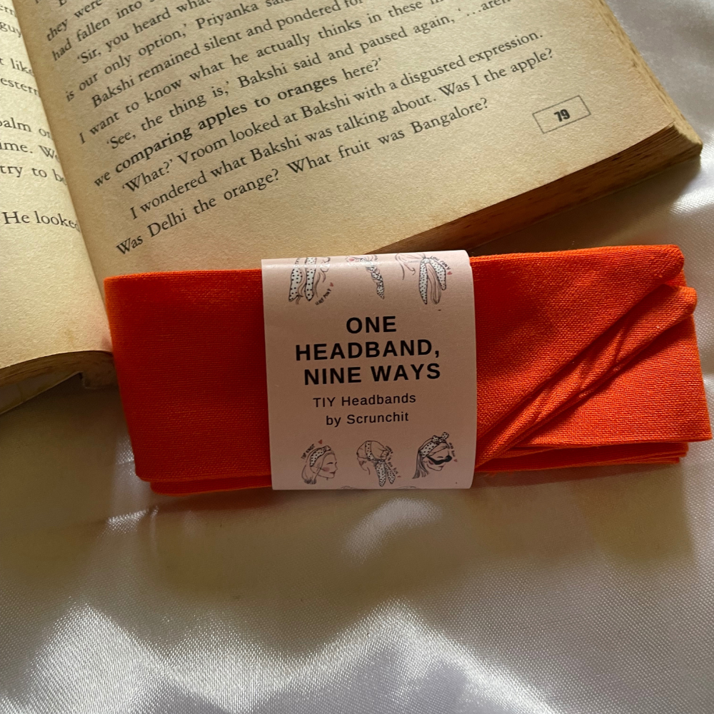 Orange TIY Headband