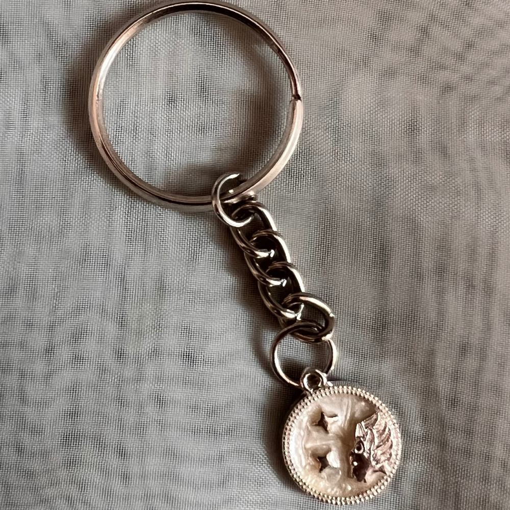 Zodiac Signs Keychain - Silver