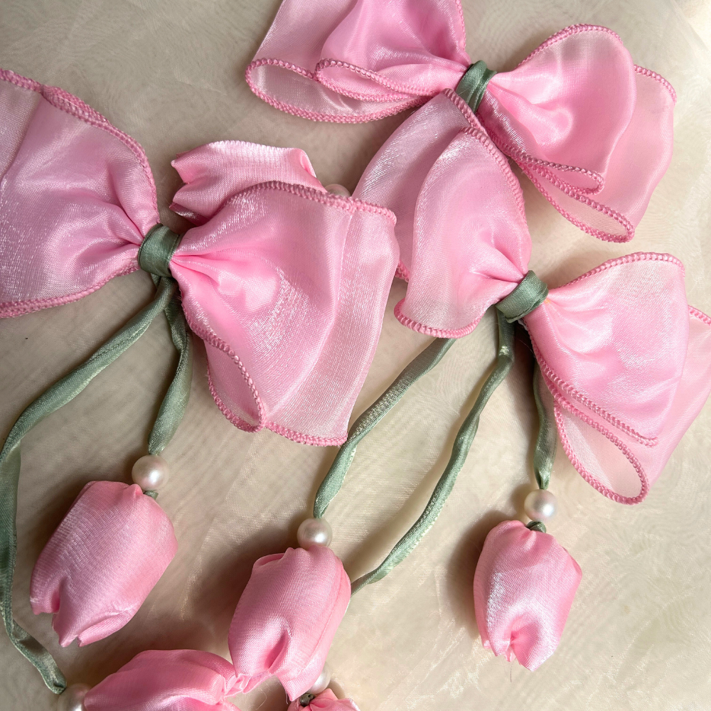 Pink Tulip Bow