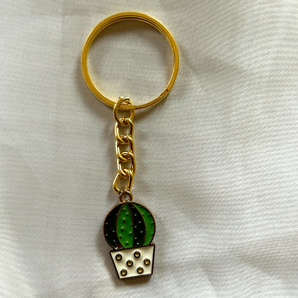 Cactus Keychain