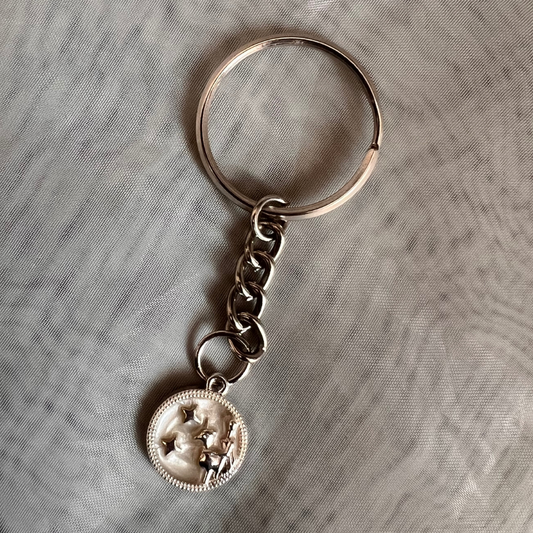 Zodiac Signs Keychain - Silver