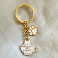 Pet Friendly Mug with a Paw Keychain