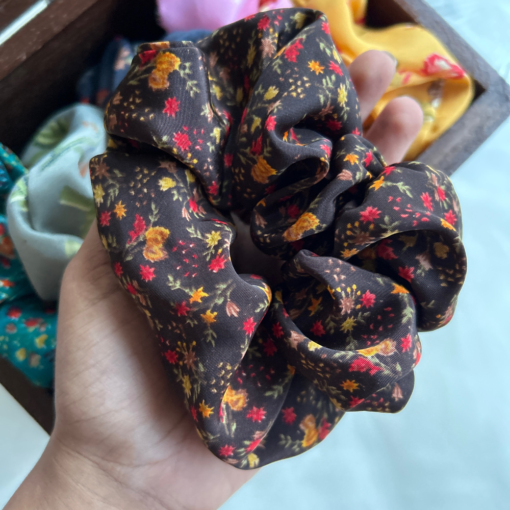 Brown XL Scrunchie