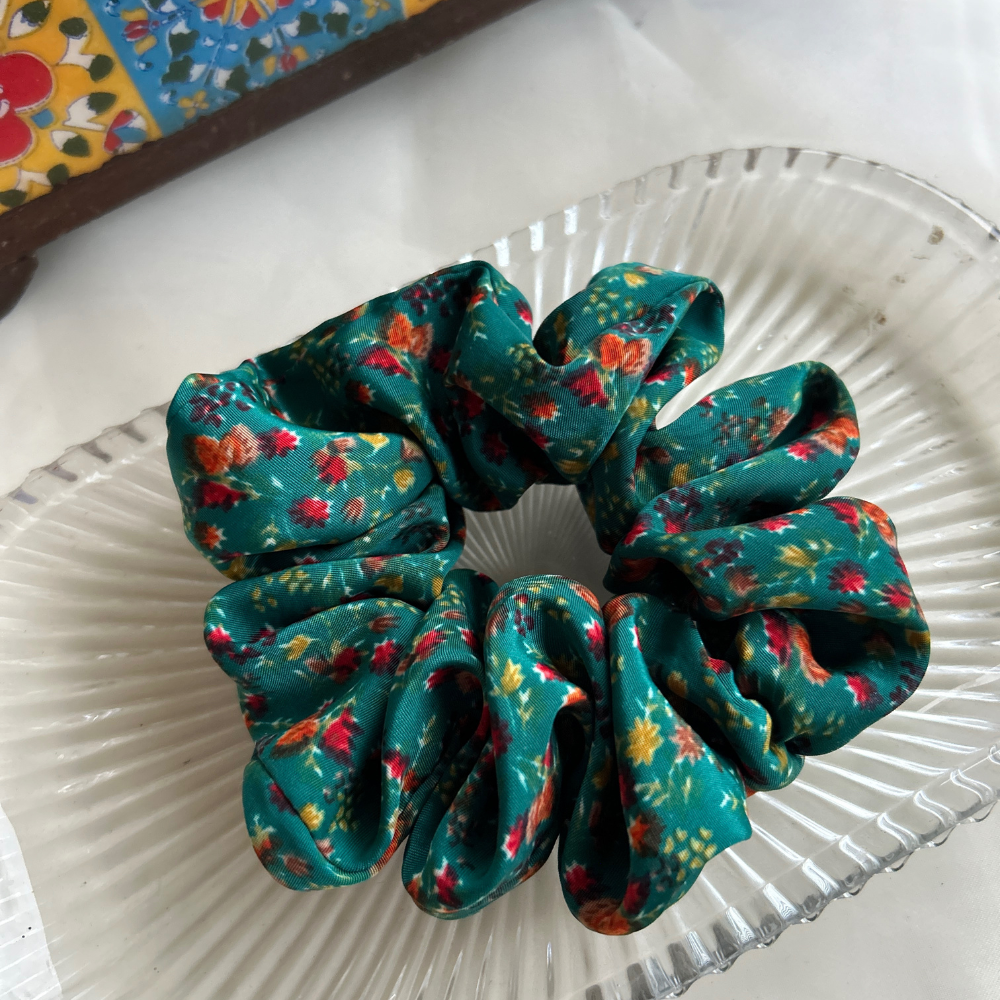 Teal Blue XL Scrunchie