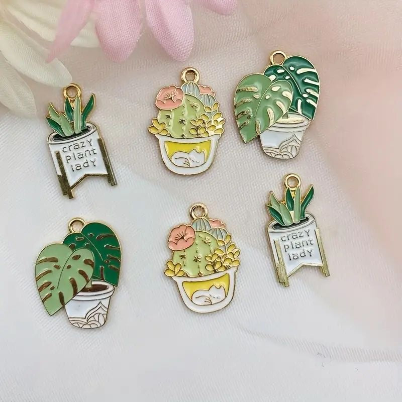 Pastel Plant Phone Charm