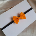 Orange Felt Micro Bow