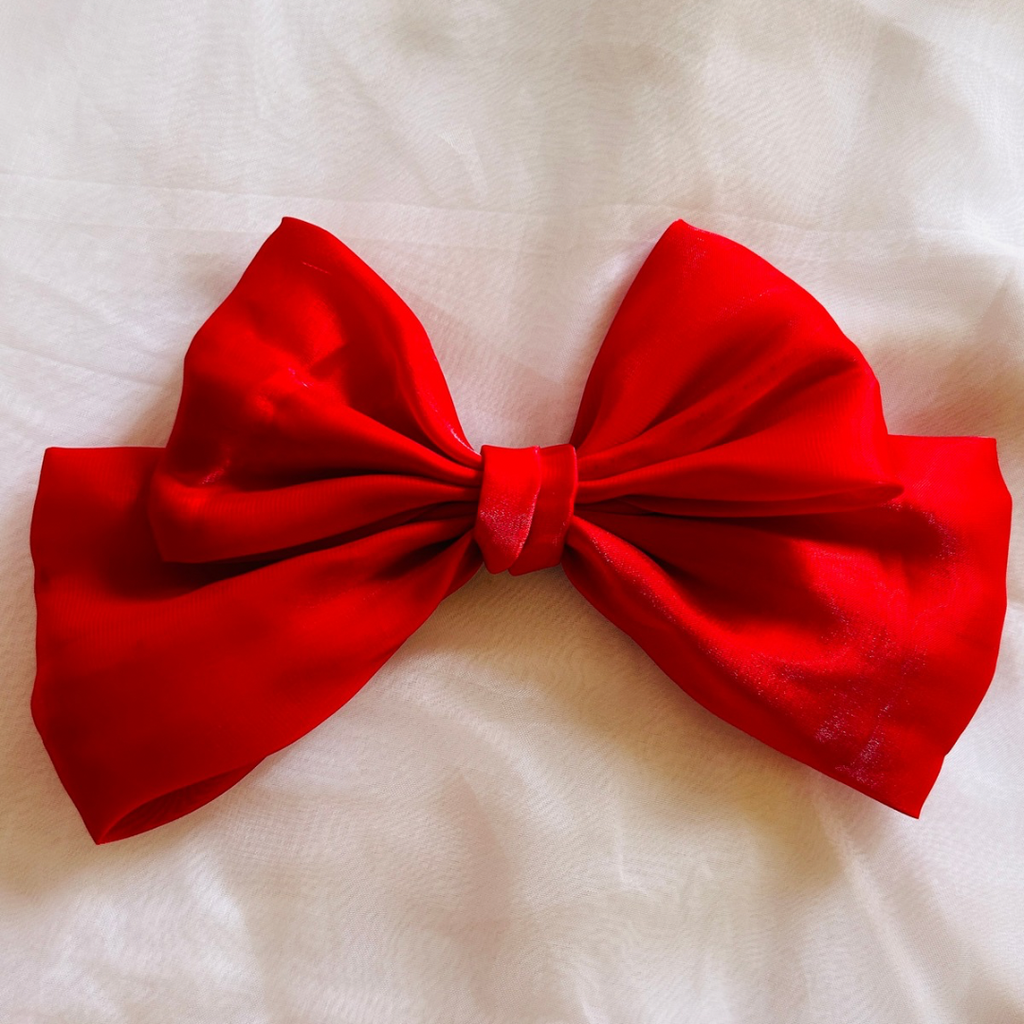 Bright Red XL Bow