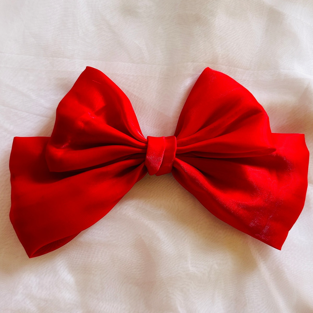 Bright Red XL Bow