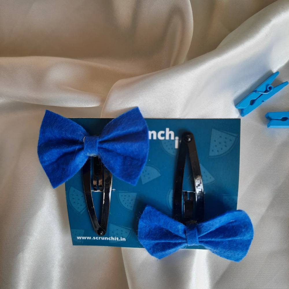 Set of 16 Felt Micro Bows