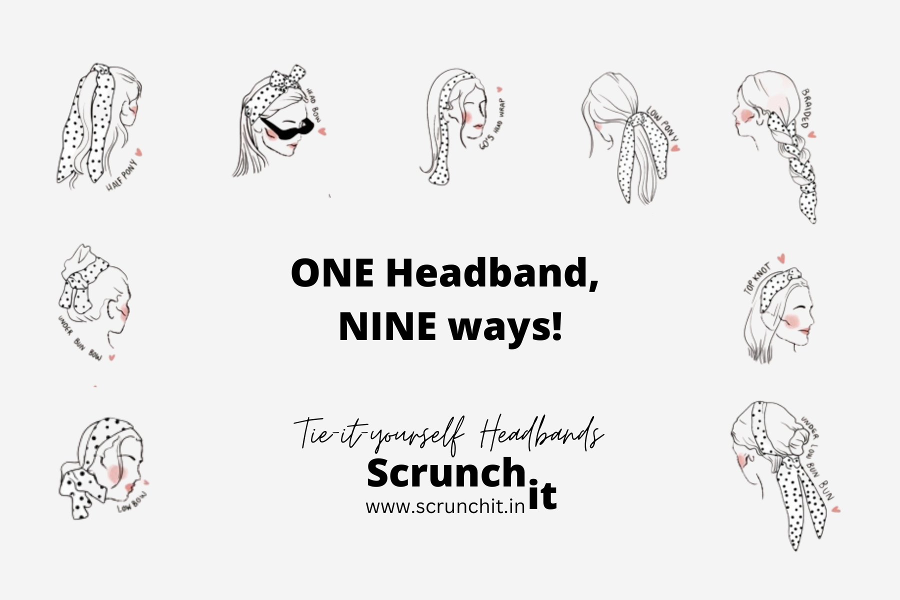 Floral Print TIY Headband